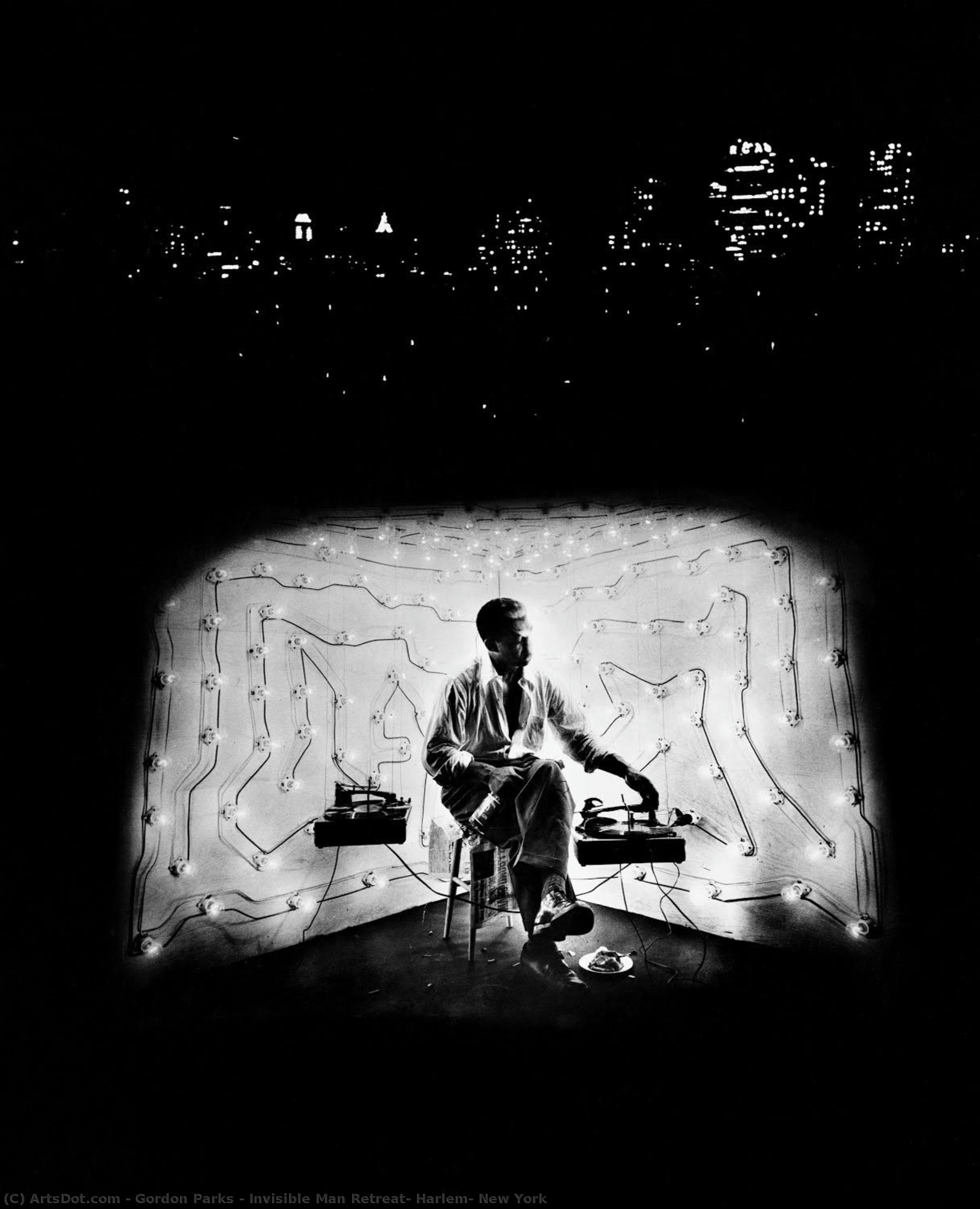 Invisible Man Retreat, Harlem, New York — Gordon Parks