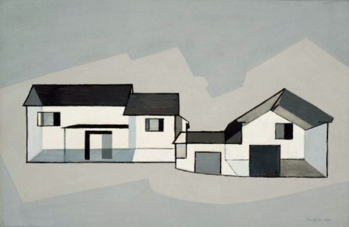 On The Theme Of Farm Buildings -2 — Charles Rettew Sheeler Junior