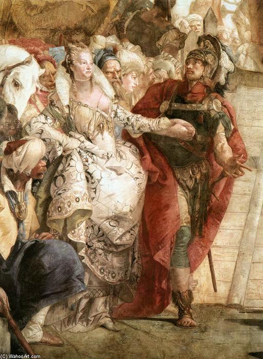 The Meeting Of Anthony And Cleopatra (detail) — Giambattista Tiepolo