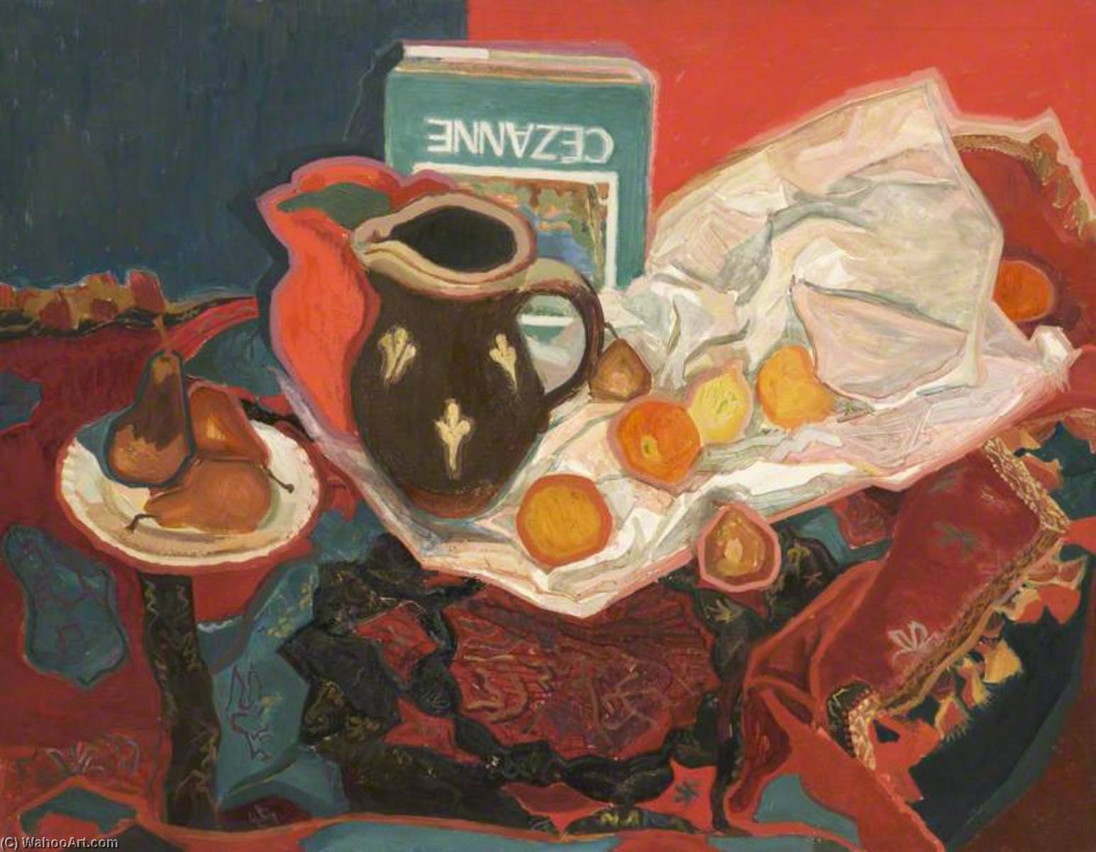 Still Life With A Cézanne Book — Joan Hargreaves