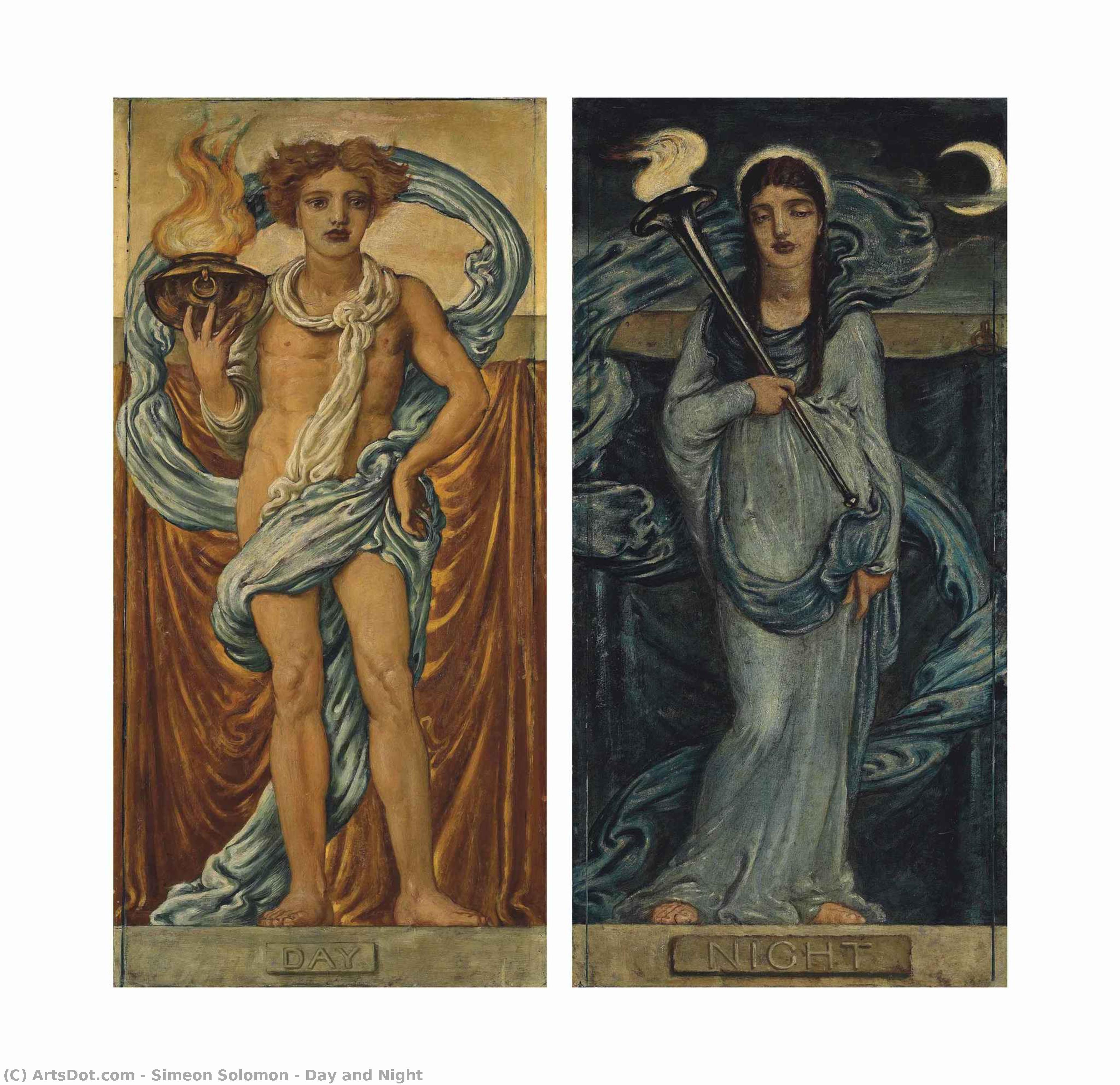 Day And Night — Симеон Соломон