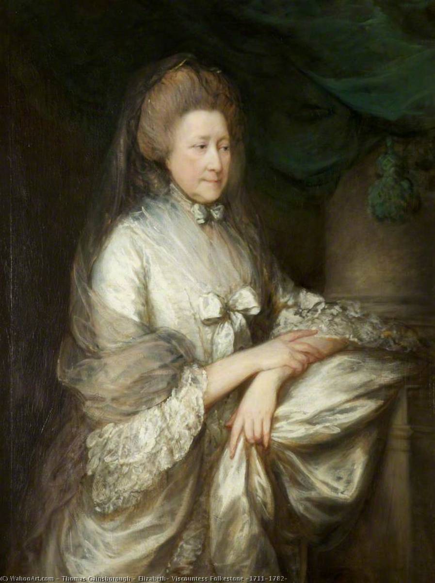 Elizabeth, Viscountess Folkestone (1711–1782) — Thomas Gainsborough