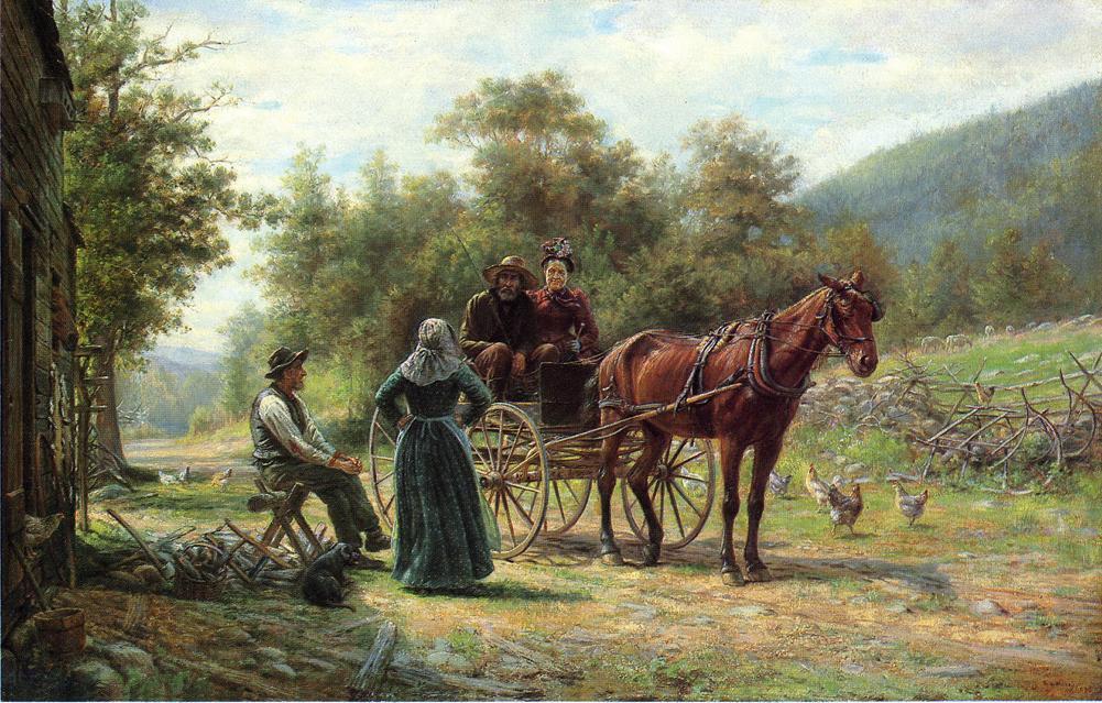 An Informal Call — Edward Lamson Henry