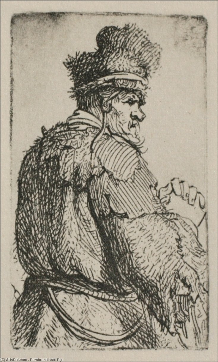 Ein Alter Mann Von Hinten — Rembrandt Van Rijn