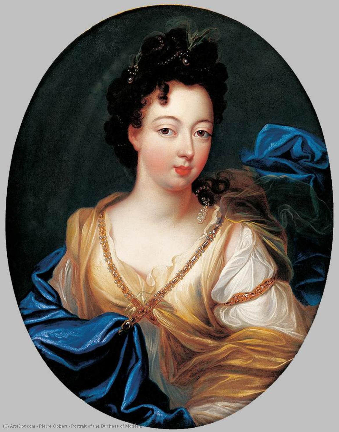 Portrait Of The Duchess Of Modena — Pierre Gobert