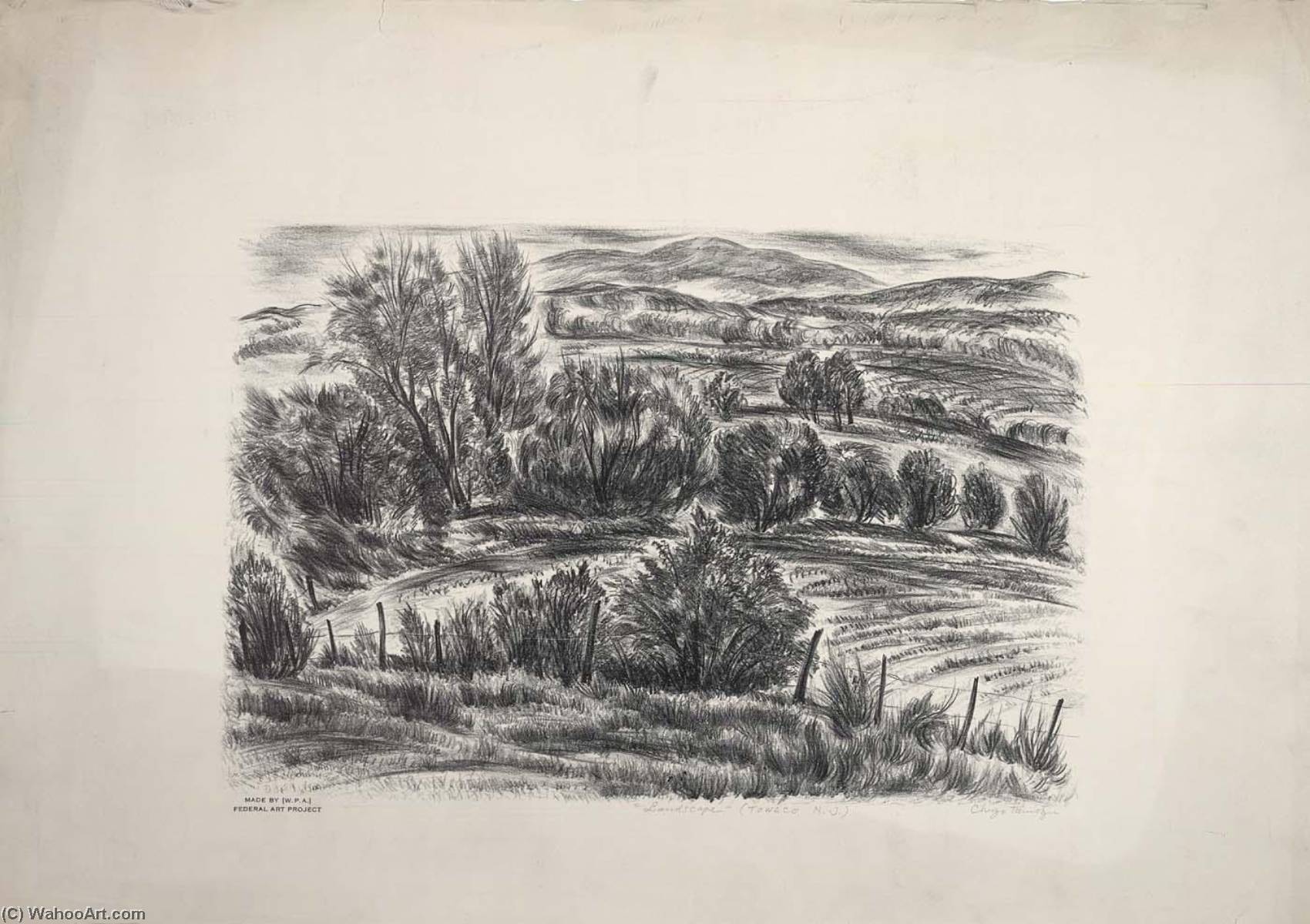 Landscape (towaco, N.j.) — Chuzo Tamotzu