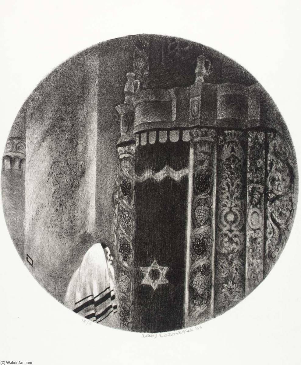 Lone Worshipper — Louis Lozowick