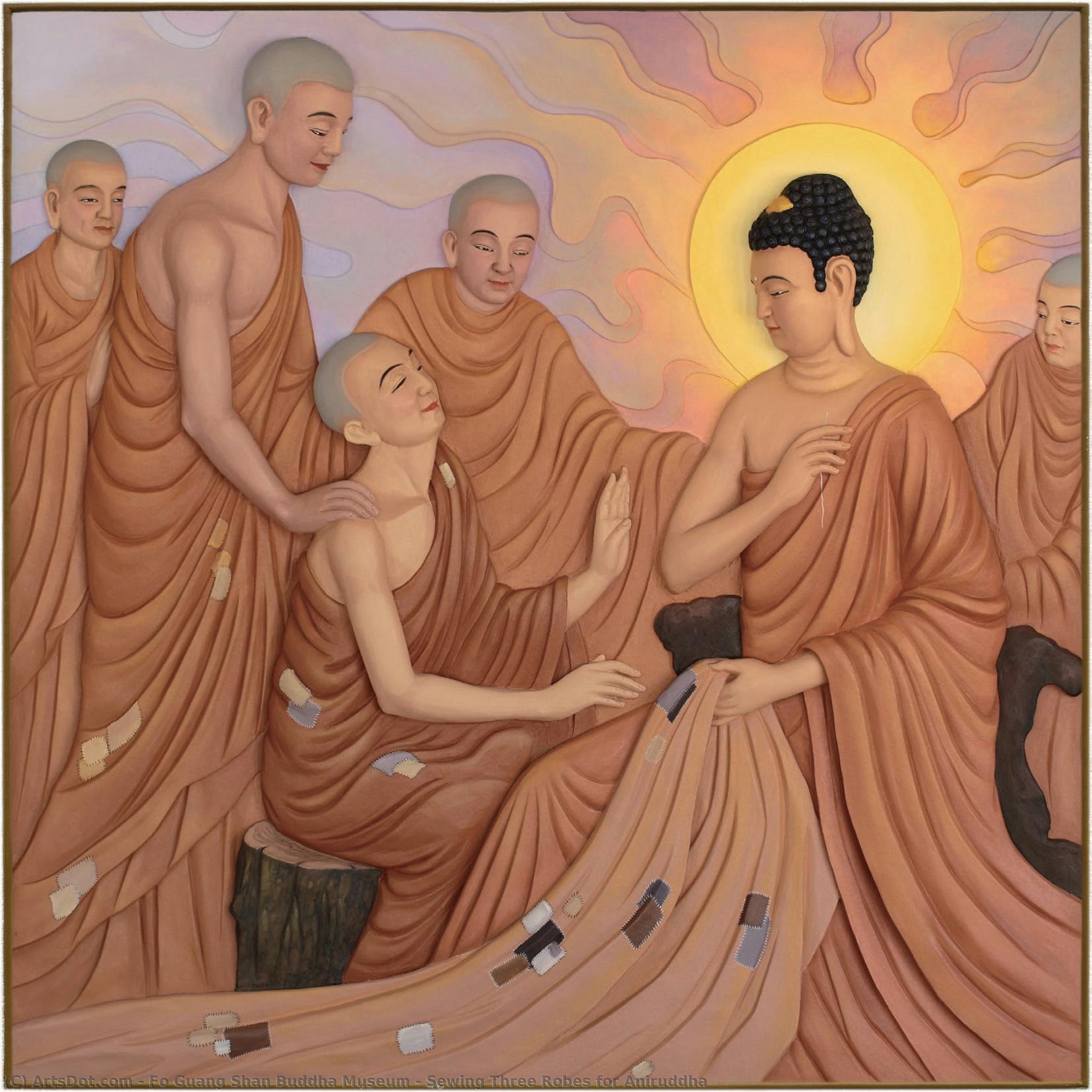 Sewing Three Robes For Aniruddha — Budistički Muzej Fo Guang Shan