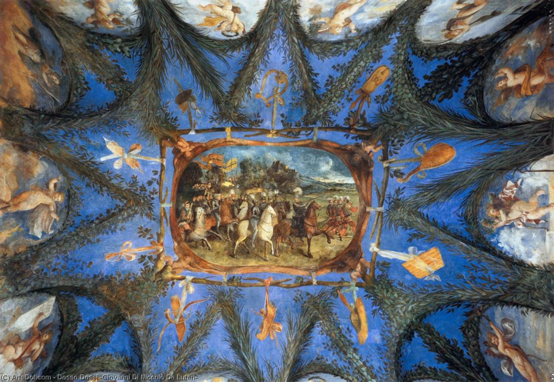 Francesco Maria Della Rovere Führt Seine Truppen An — Dosso Dossi