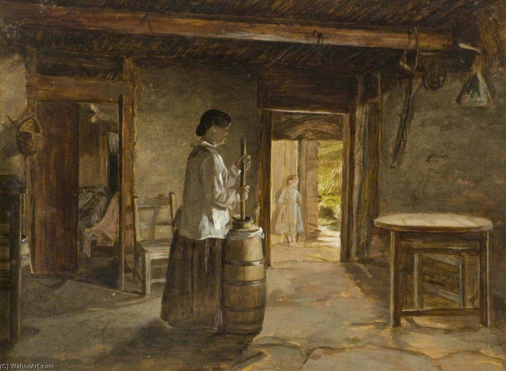 Cottage Interior — Patrick Allan Fraser