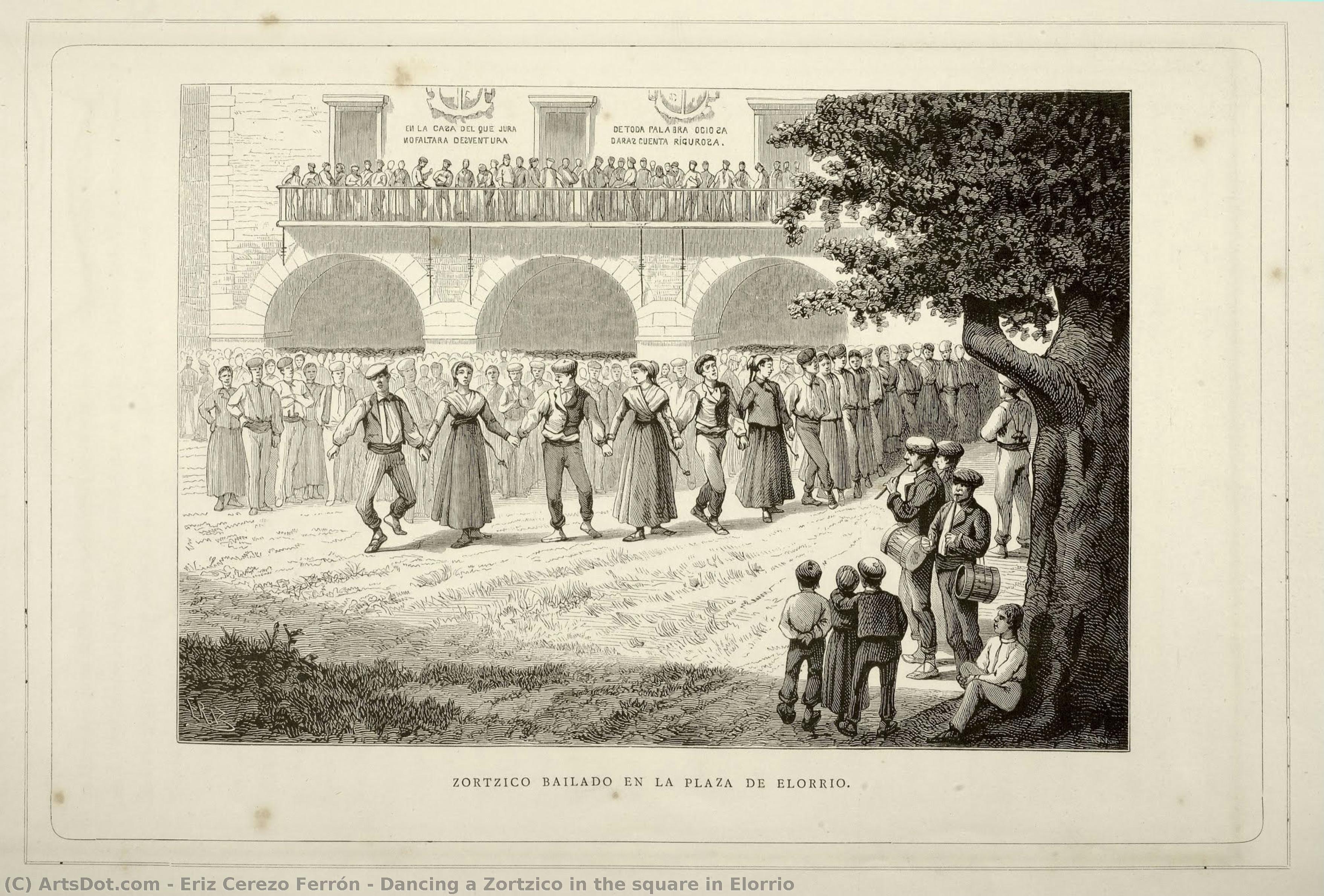 Dancing A Zortzico In The Square In Elorrio — Eriz Cerezo Ferrón