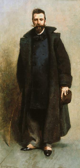 Portrait Of William Merritt Chase — James Carroll Beckwith