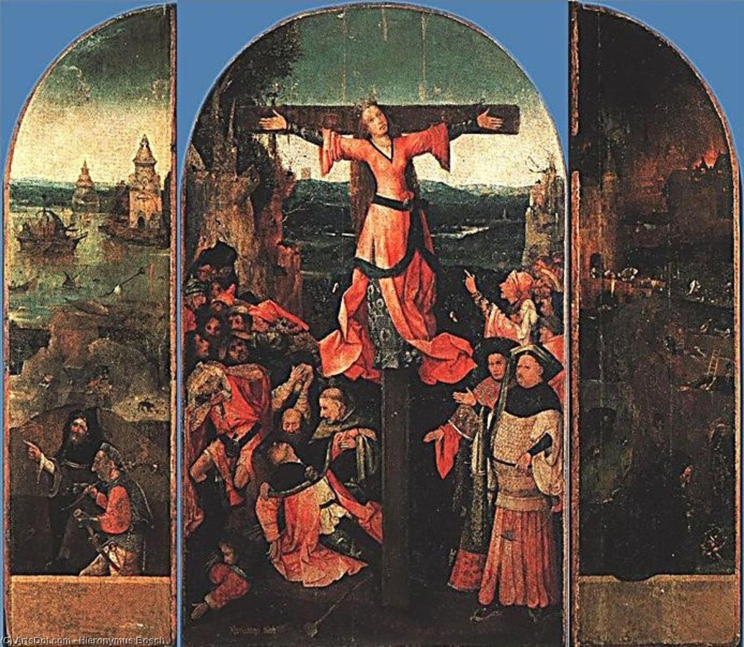 St. Liberata Triptych — Јеронимијус Бош