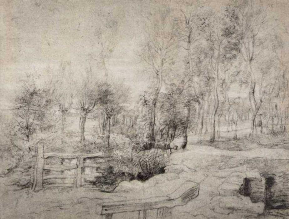 Landscape With A Trees — ルーベンス