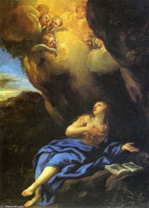 Mary Magdalene In The Cave — Ciro Ferri