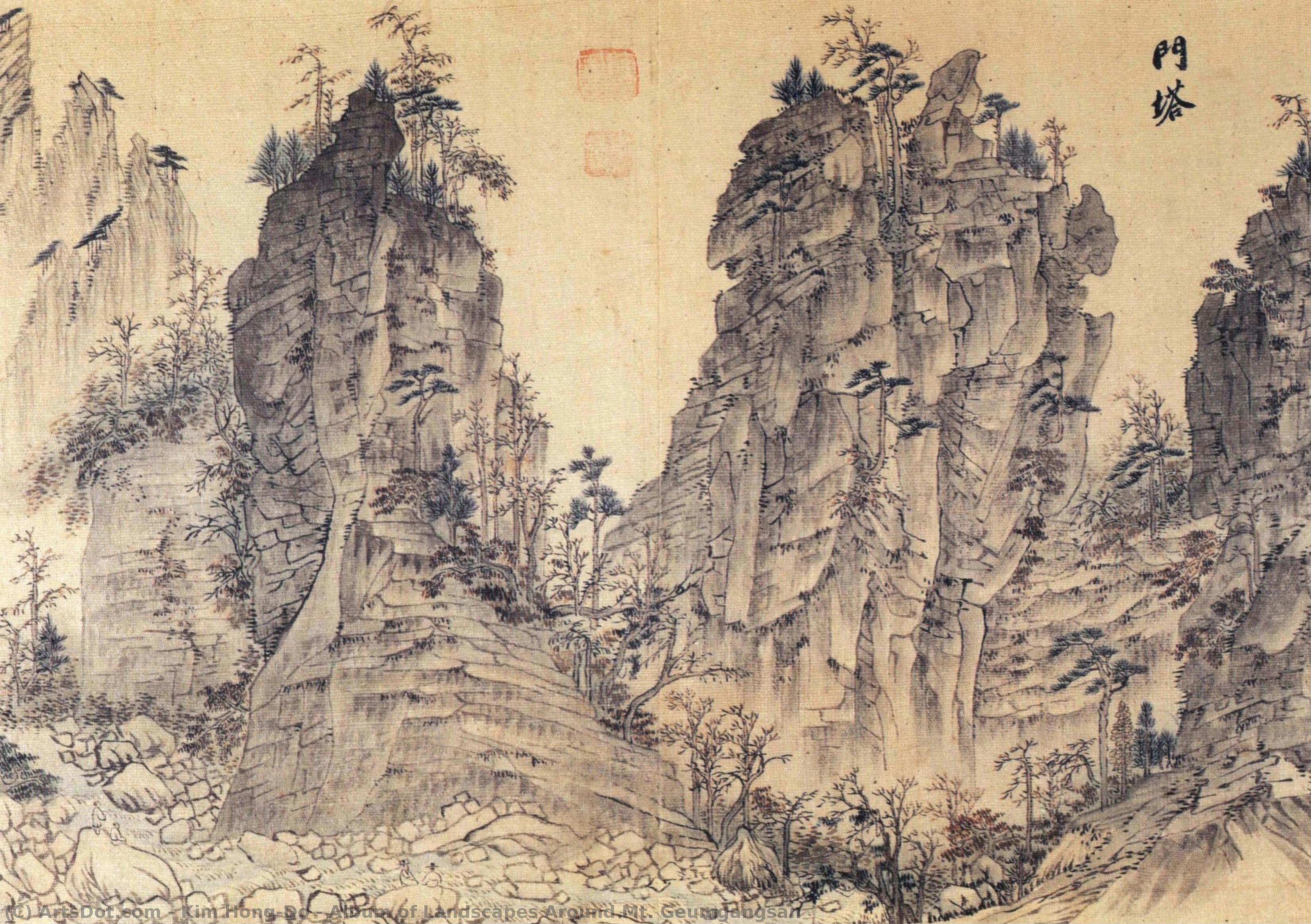 Album Of Landscapes Around Mt. Geumgangsan — Kim Hong-do