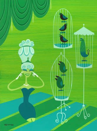 The Incesant Songbirds — Josh Agle (shag)