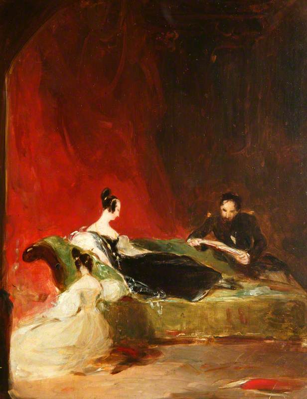 The Conversation (sketch For 'the Story Of My Life') — Henry Liverseege