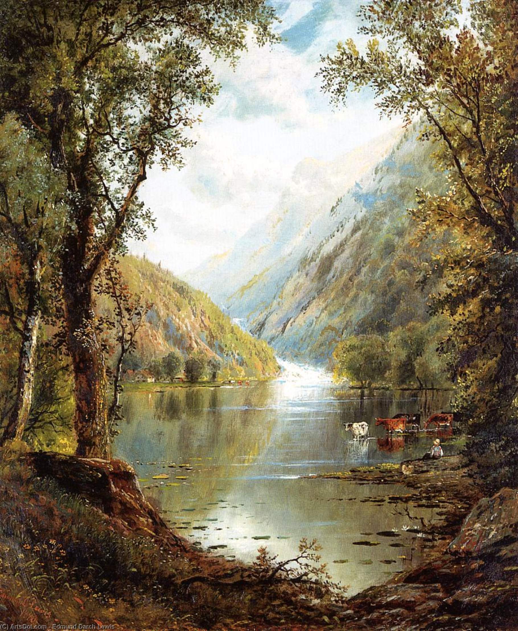 Scene In The Catskills — Edmund Darch Lewis