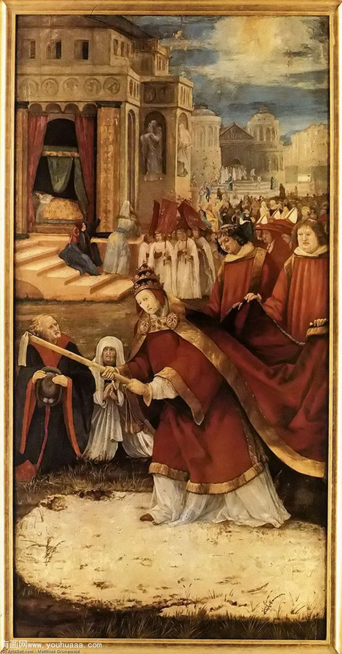 Establecimiento De La Basílica De Santa María Mayor En Roma — Matthias Grünewald