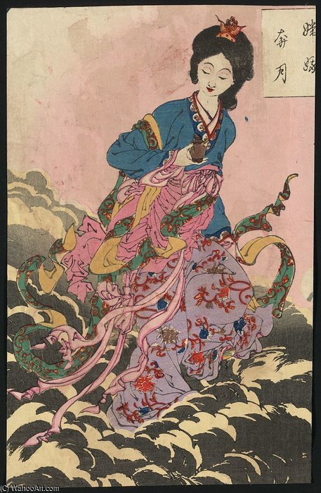 Taoist Deity Chang-e Who Stole The Elixir Of Immortality — Tsukioka Yoshitoshi