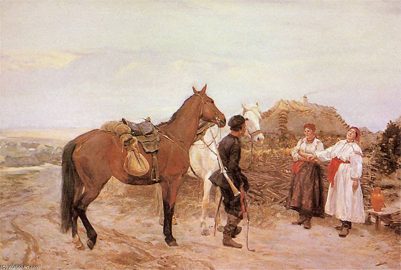 Zaloty — Józef Chełmoński