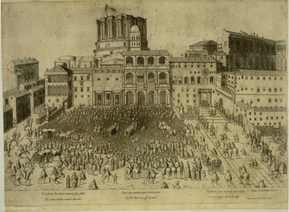 Estampa Publicada Por Antonio Lafreri, Mirror Of The Roman Magnificence. — Antonio Lafreri