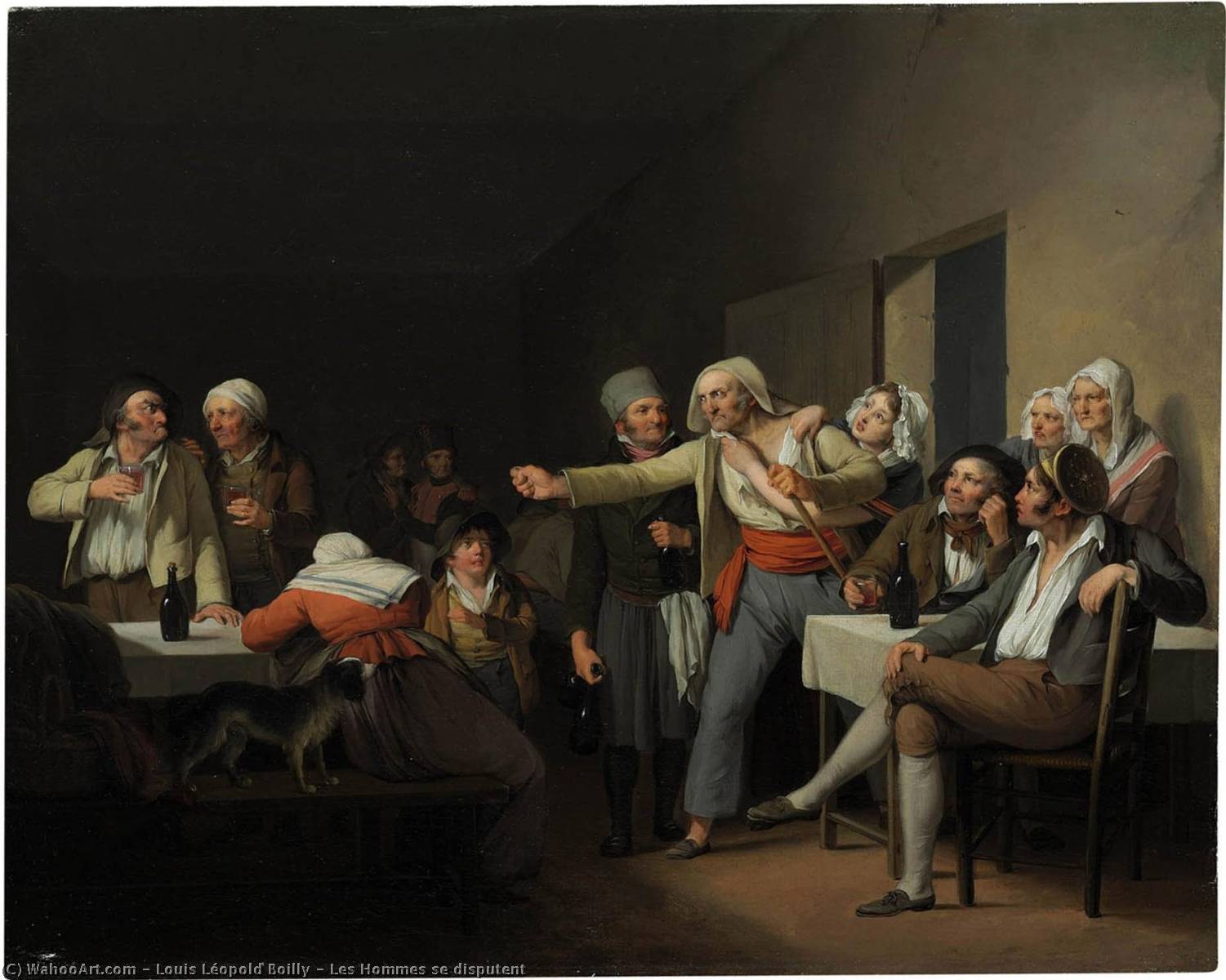 Les Hommes Se Disputent — Louis Léopold Boilly