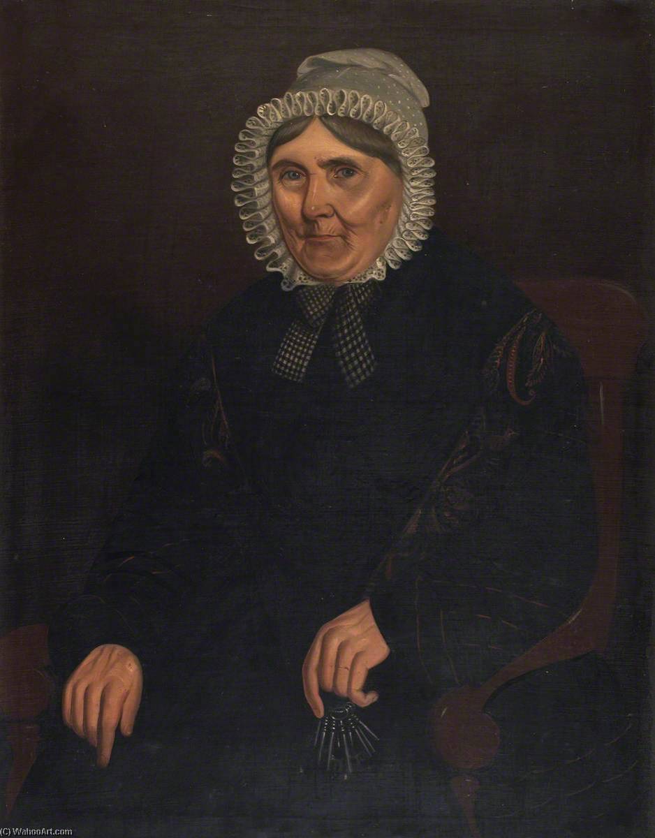Half Length Portrait Of A Woman — William Roos