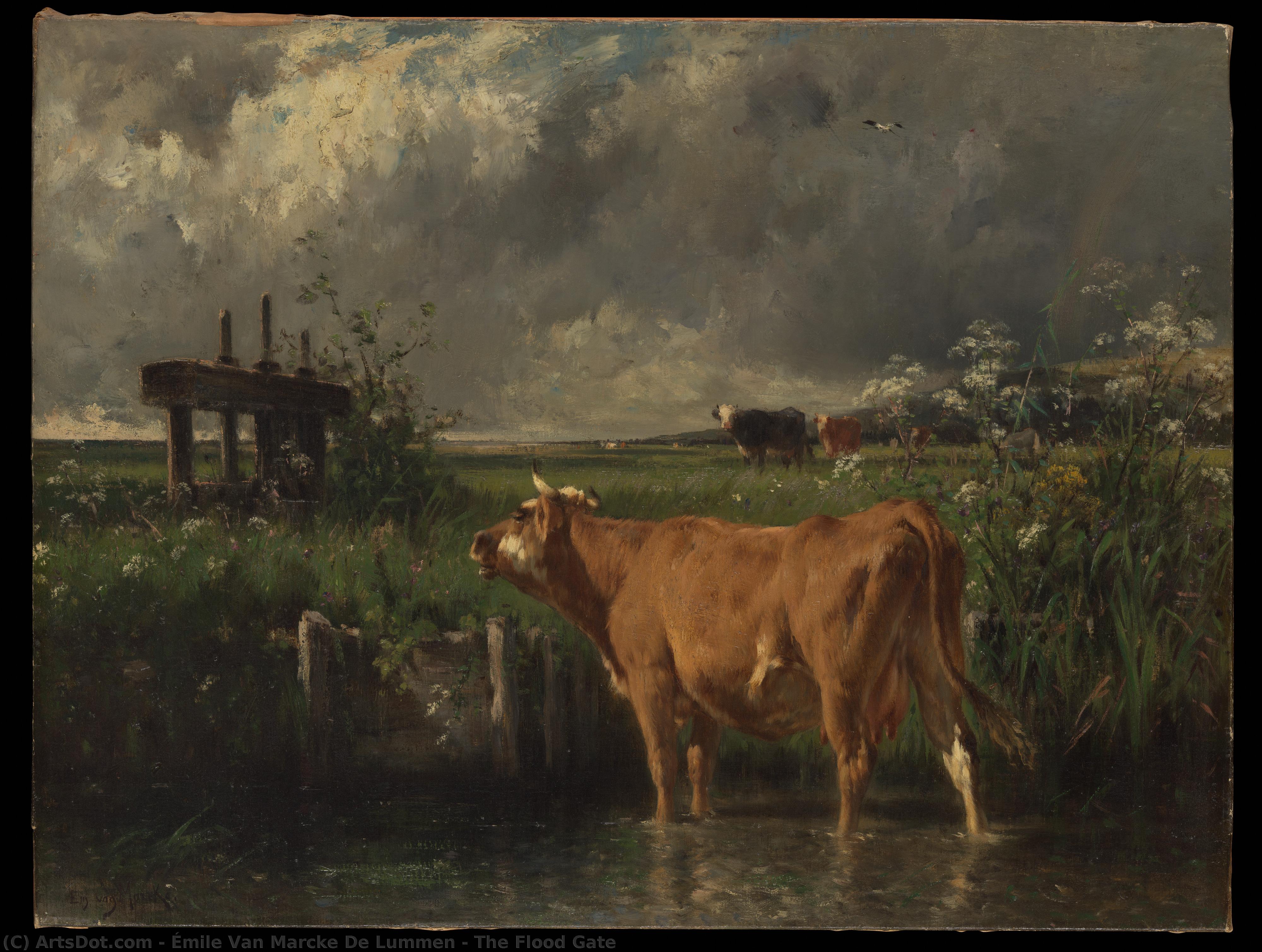 The Flood Gate — Émile Van Marcke De Lummen