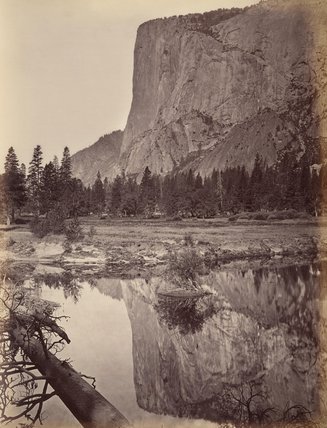 Mirror View Of El Capitan — Carleton Emmons Watkins