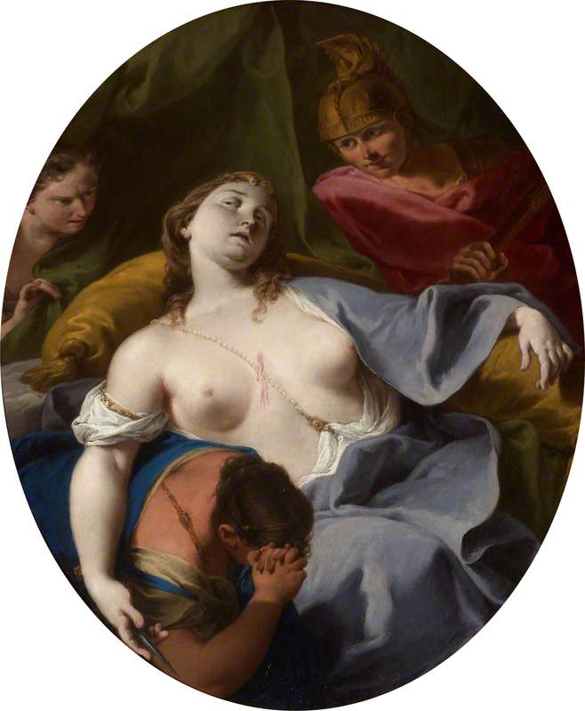 Death Of Lucretia — Giovanni Battista Pittoni The Younger