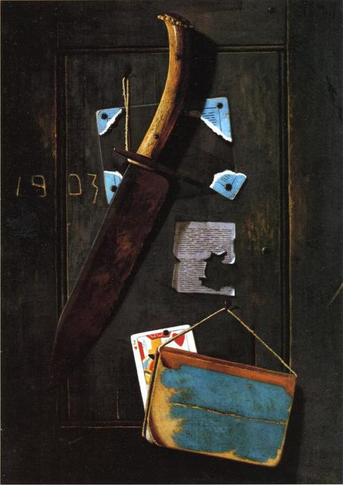 Hanging Knife And Jack Of Hearts — John Frederick Peto