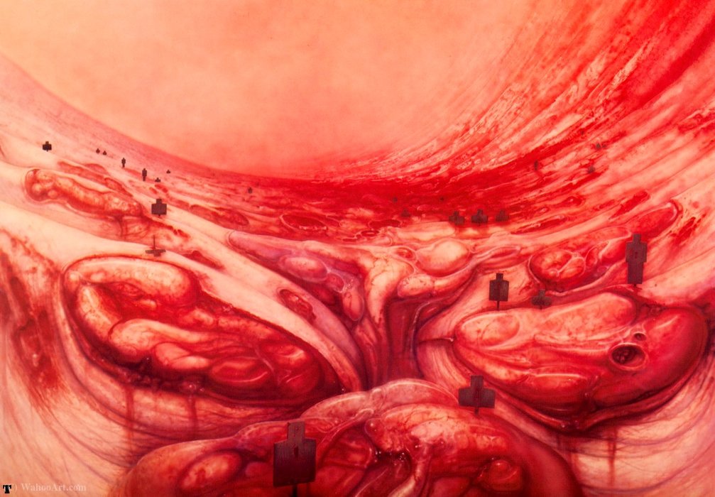 Hr Giger Landscape X — H.r. Giger