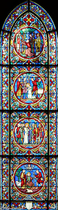 Second Vitrail De La Nef Latérale Droite — François Thomas Germain