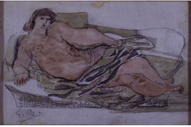 Reclining Nude 1 — ジョルジュ・ブラクエ