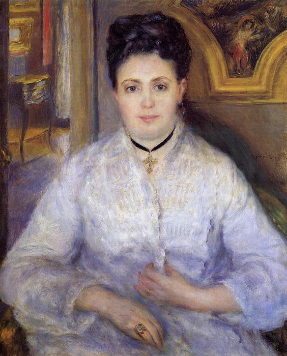 Madame Victor Chocquet — Pierre-auguste Renoir