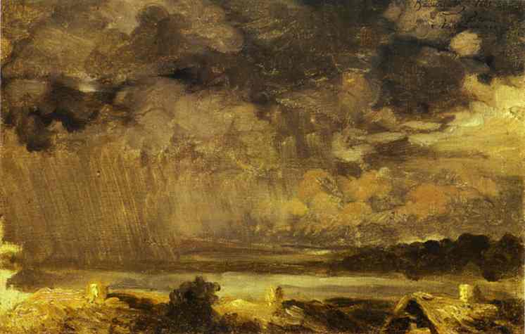 Clouds. The Village Of Krestinskoye — Fyodor Alexandrovich Vasilyev