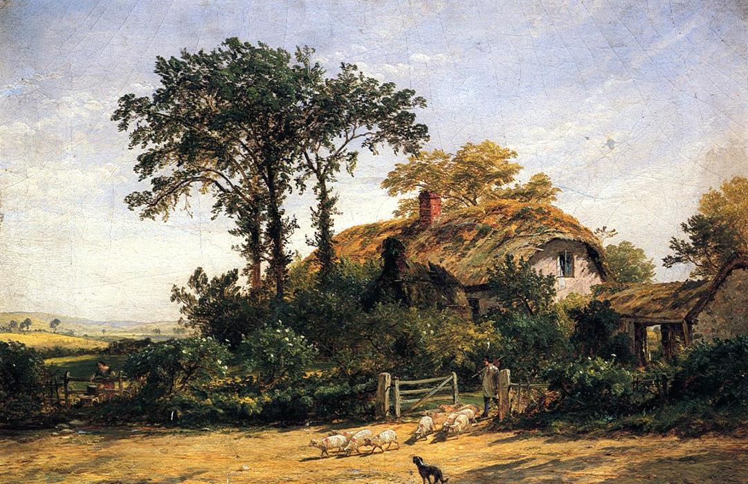 The Cottage Of The Dairyman's Daughter — Jasper Francis Cropsey