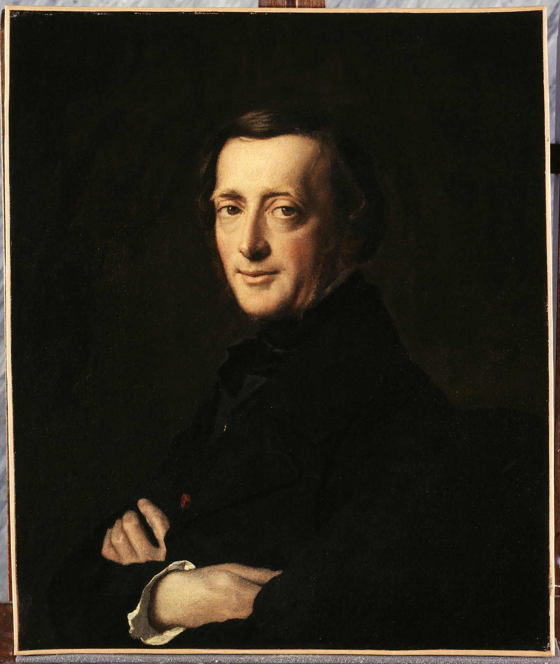 Portrait Of The Doctor M.g. Worms — Henri Lehmann