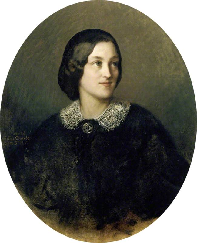 Jane Octavia Elton (1821–1896), Mrs William Brookfield — Charles Albert Ludovici