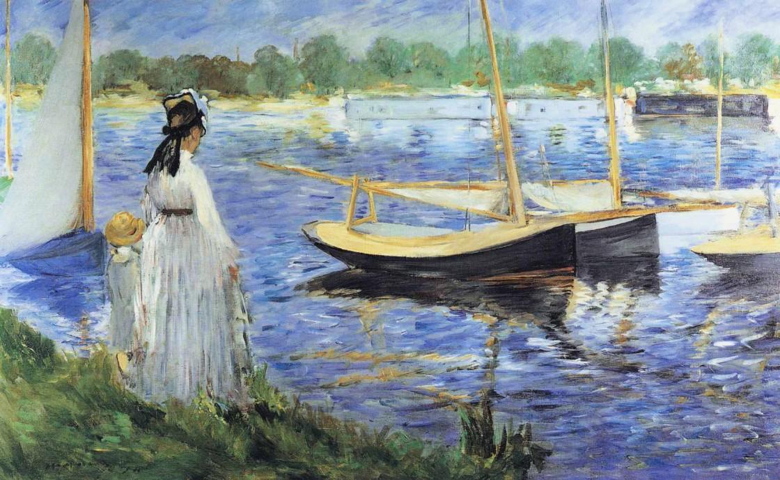 The Seine At Argenteuil — Édouard Manet