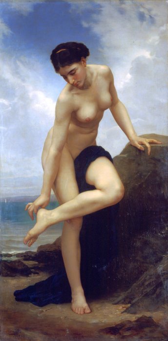 After The Bath 1875 — ウィリアム・アドルフ・ボーギュレウ