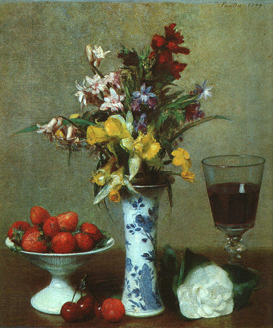 Still Life 3 — Henri Fantin-latour