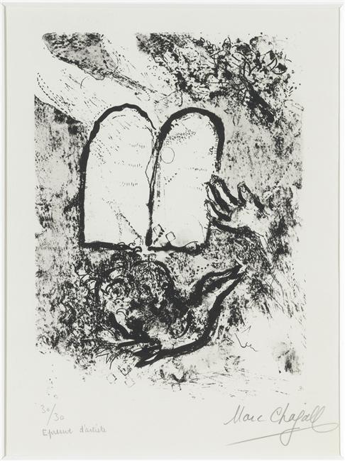 The Tablets Of Law — Marc Chagall