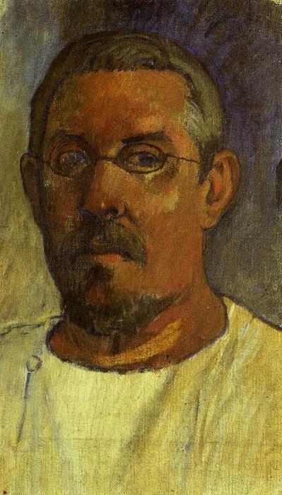 Autorretrato Con Gafas — Eugène Henri Paul Gauguin