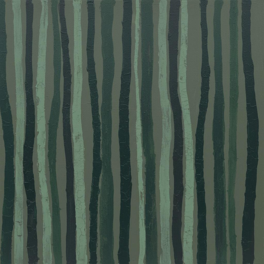 Rhythmic Echoes In Muted Sage: A Meditative Study Of Organic Verticality — Laurent Vionnet