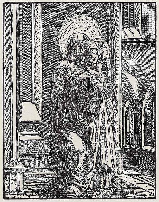 Beautiful Mary In The Church — Albrecht Altdorfer