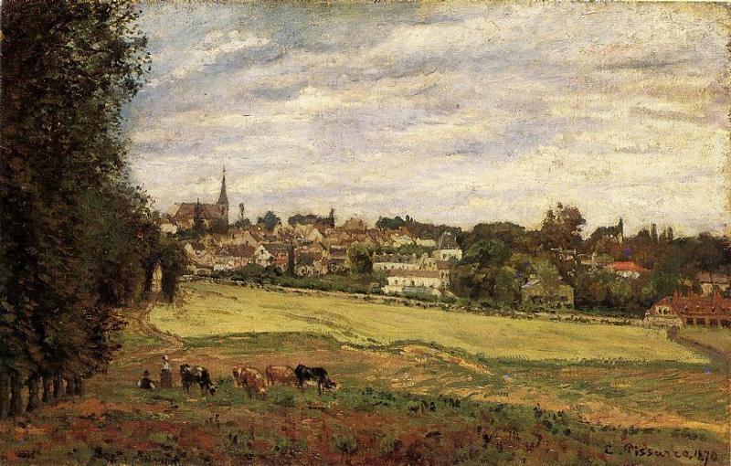 View Of Marly Le Roi — Camille Pissarro