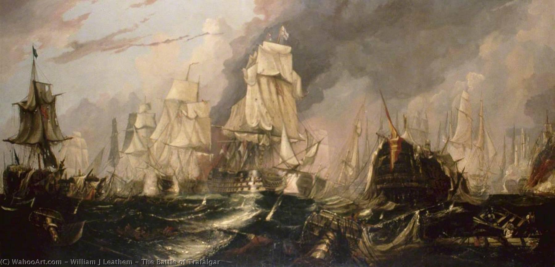 The Battle Of Trafalgar — William J Leathem